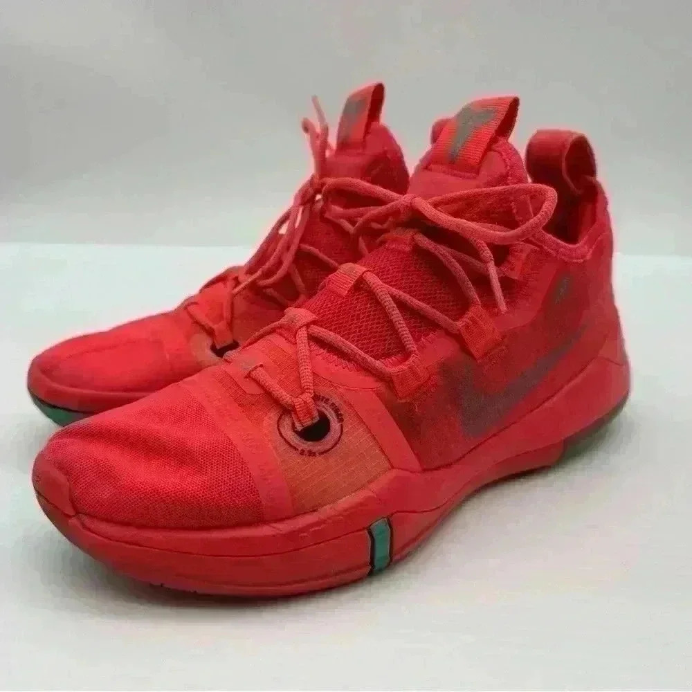 Nike Kobe AD Red Orbit Clear Emerald Mamba Basketball Shoes AR5515-600 Size 14